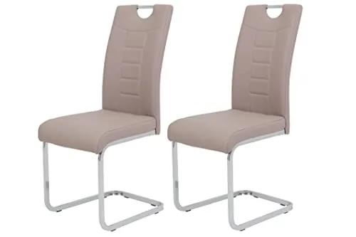 Hela Tische 2er Set Freischwinger Stuhl Ruby