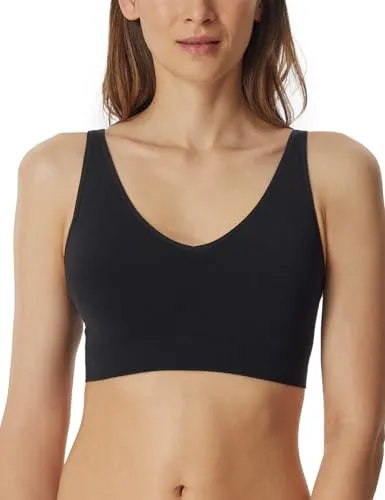 Schiesser Damen Soft BH Classic Seamless Schwarz XL von Schiesser