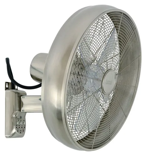 Lucci AIR BC Wandventilator 50W - Schwenkbar und Fernbedienung - Ventilatoren - Hochleistungs-Wandventilator mit 41 cm Durchmesser, Fernbedienung und automatischer Schwenkfunktion für optimalen Komfort.