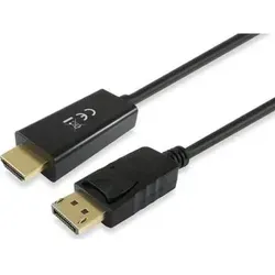 Equip DisplayPort->HDMI 4K/ 30Hz St/St 3.00m sw Polybeutel Multimedia-Technik Displayport-Adapter