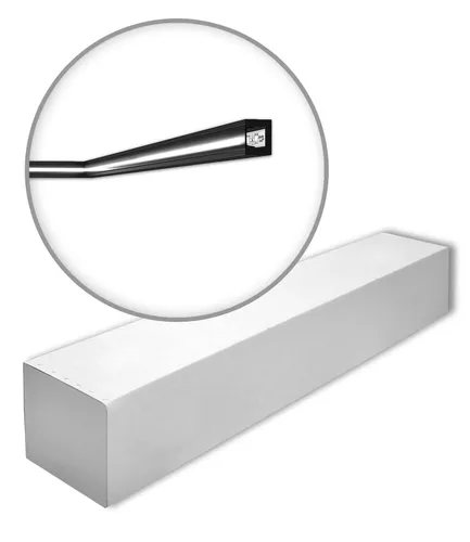 NOËL & MARQUET Eckleisten NMC IL12 BLACK-box - Set mit 30 eleganten Wandleisten in Schwarz, ideal für kreative Raumgestaltungen. Hergestellt aus hochwertigem HDPS, einfach zu kleben und 60 m Gesamtlänge.