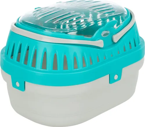 Trixie 5903 Transportbox Pico - Kunststoff, 23x16x17 cm, von oben zu öffnen und mit optimaler Luftzirkulation für den sicheren Transport Ihres Hundes