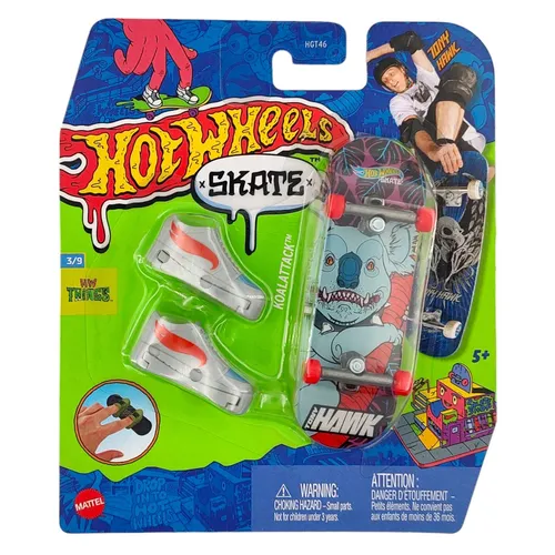 Hot Wheels Skate HGW84 Koalattack Fingerboard Finger Skateboard NEU & OVP