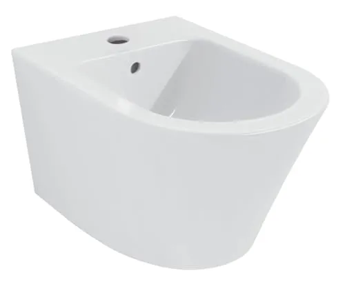 Wand Bidet mit verdeckter Befestigung/weiß/Top Design/wandhängend / + Fischer Befestigung