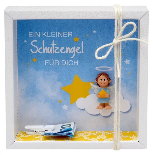 ZauberDeko Geschenkbox Geldgeschenk Schutzengel Taufe Geburtstag Geburt Geschenk Gutschein