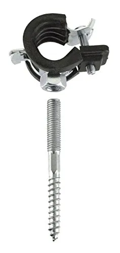 Cornat T562121 Rohrschellen mit Einlage 1/2 Zoll, 20-23 mm, 5 Stück Edelstahl