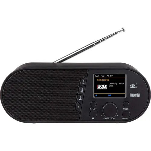 Imperial DABMAN d105 DAB+/FM Radio mit Bluetooth 5.1 - Kompaktes Digitalradio mit 7W Lautsprecher, Bluetooth 5.1 und USB-C, ideal für Zuhause und unterwegs. Genießen Sie rauschfreies DAB+ und FM sowie eine praktische Weckfunktion.