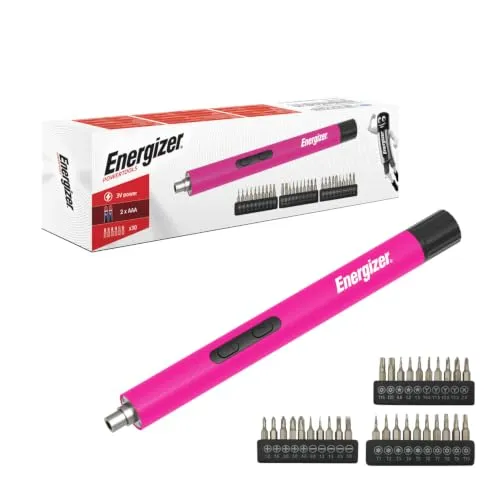 Energizer Mini-Präzisionsschrauber – Elektrisch, Kompakt, Rosa