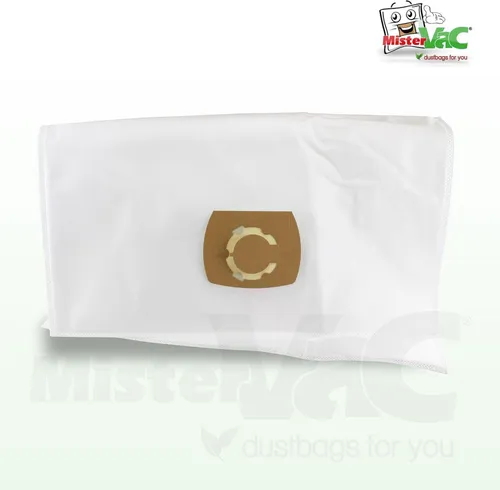 MisterVac Staubsaugerbeutel 10 Stück kompatibel mit Nilfisk Alto Attix 751-11 Prof.