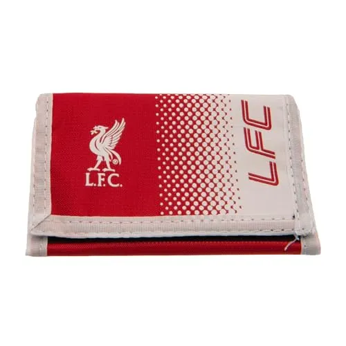 Liverpool FC Football Club Red White Fade Design Wallet Card Coins Cash Official
