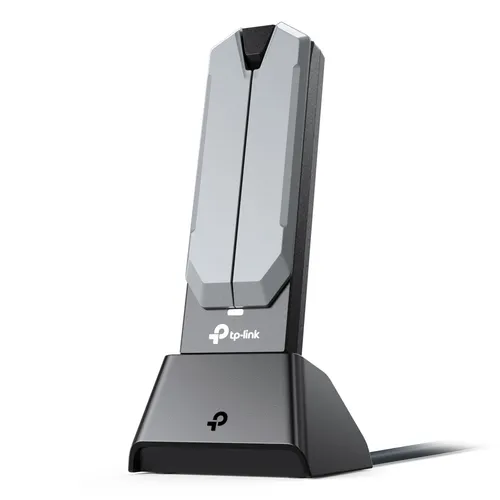 TP-Link Archer TBE400UH Wi-Fi 7 WLAN Stick für PC - WLAN-Zubehör mit bahnbrechendem BE6500 Wi-Fi 7, Geschwindigkeiten bis zu 2880 Mbps und verbesserter Sicherheit durch WPA3. Ideal für flüssiges Gaming und Streaming.
