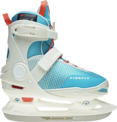 FIREFLY Kinder Eishockeyschuhe Flash IV ADJ G - Schlittschuhe mit THINSULATE-Fleecefutter für hohe Wärmeisolierung und Speed-Lacing-Schnürsystem für optimalen Sitz – ideal für junge Eishockeyspieler.