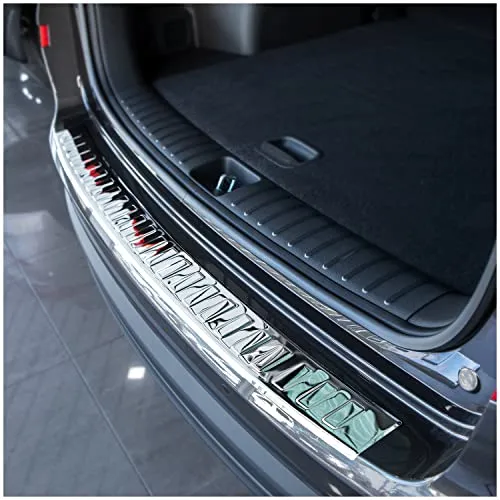 tuning-art L366 Edelstahl Ladekantenschutz für Hyundai Tucson 2 - Stoßstangenschutz aus 0,7 mm V2A Edelstahl, perfekt passend für Hyundai Tucson 2 (2018-2020), bietet Vollschutz und einfache Montage für ein stilvolles Upgrade.