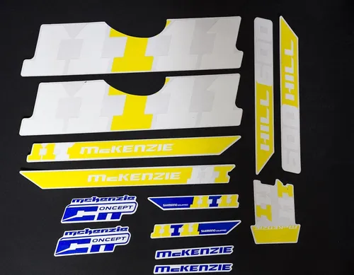 Produktbild Non-Branded Fahrradrahmen Fahrrad DEKOR Satz Aufkleber Rahmen Schriftzug Sticker MCKENZIE Decal