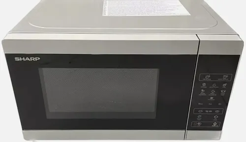 SHARP MS02ES Mikrowelle - 800W, 11 Leistungsstufen, ECO-Funktion für energieeffizientes Kochen und schnelle Zubereitung