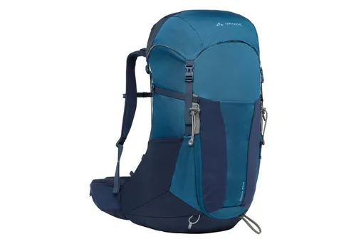 VAUDE Brenta 44+6 Wanderrucksack - Baltic Sea - 41 bis 50 Liter Volumen, ideal für lange Touren mit optimalem Tragekomfort dank Aeroflex 3D-Rückensystem und erweiterbarem Volumen um 6 Liter.