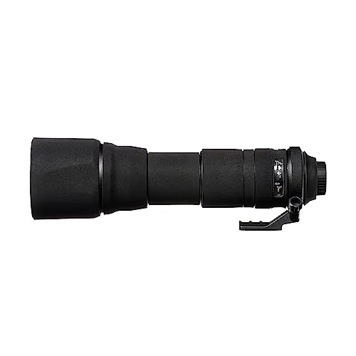 easyCover - Lens Protection Camouflage Cover - Objektivschutz - Schutz für Ihr Kameraobjektiv - Geeignet für Tamron 150-600mm f/5-6.3 Di VC USD Model AO11 - Schwarz