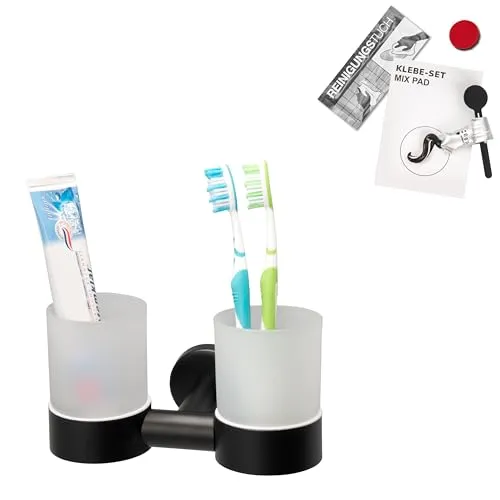 Zahnbürstenhalter Schwarz von Bremermann