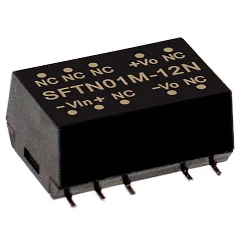 Produktbild MEAN WELL MW SFTN01M-09N DC/DC-Wandler, SMD 111mA 1W Anzahl Ausgänge: 1 x Inhalt 1St.