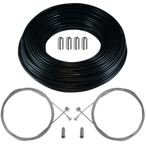 Fahrrad bremszug set bremszughülle bowdenzug fahrradbremszug bremskabel schwarz