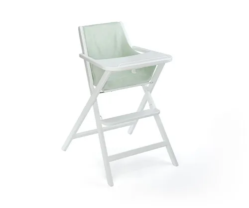 Geuther Kinderstuhl Traveller - Mobiler Klapphochstuhl aus Buchenholz, ideal für unterwegs mit sicherem 3-Punkt-Gurt und großem Ess- und Spielbrett. Platzsparend zusammenklappbar und bis 15 kg belastbar.