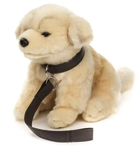 Uni-Toys Kuscheltier Golden Retriever Welpe, 19 cm