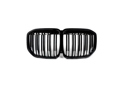 OMAC Frontstoßstange für BMW X7 G07 2019-2021 - Hochwertige Frontstoßstange in Schwarz Glanz, passend für BMW X7 G07 (PRE FL). Robustes Material aus ABS, ideal für ein sportliches Design und optimale Passform.