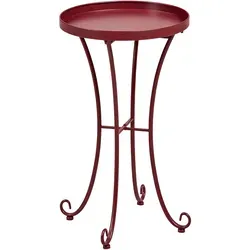 BELIANI Balkontisch Burgunderrot