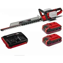 Einhell 36V Heckenschere GE-CH 36/65 mit 2 Sealed Akkus - Elektro-Heckenscheren mit 65 cm Schnittlänge, 2.700 Schnitte/Minute und wasserdichten Akkus für kabellose Freiheit und maximale Flexibilität im Garten.