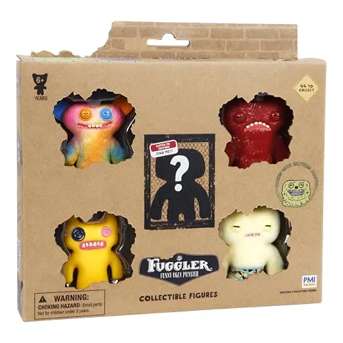 Bizak Fuggler 64110400-2 Figuren, 6,5 cm, mit Sammelposter, 44 Figuren zum Sammeln, für Jungen und Mädchen ab 4 Jahren