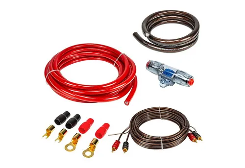 tomzz Audio 20qmm Verstärker Endstufen Amplifier Anschluss Set - Car-HiFi-Endstufen, inkl. Sicherungshal und KFZ-Adapter für optimale Audioleistung im Fahrzeug