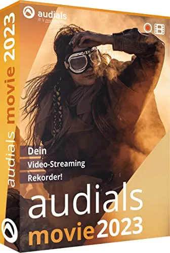 Audials Movie 2023 (Code in a Box) - Filmaufnahme-Software für Windows 10 mit automatischer paralleler Aufnahme, Werbe-Erkennung und verbesserter Videoqualität – ideal für Filmfans.