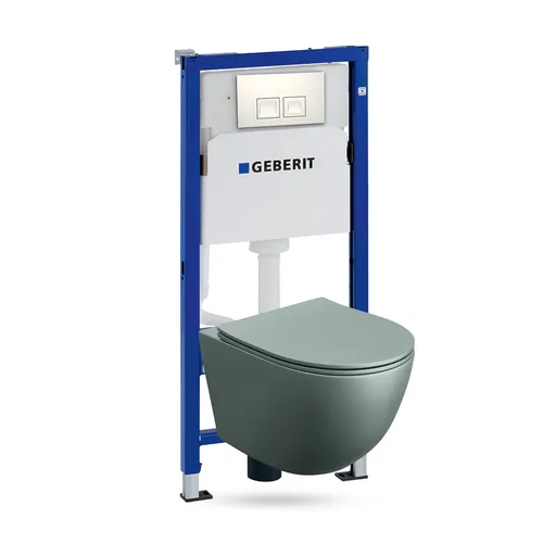 Geberit WC Set mit Vorwandelement und Wand-WC