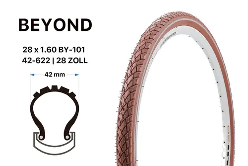 Fahrradreifen Braun von BEYOND