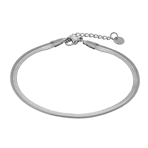 Heideman Armband Quinn Damen - Elegantes 2in1 Basic Armkette aus Edelstahl - Armband für Damen aus hochwertigem, allergikerfreundlichem Edelstahl, perfekt zum Layern oder als Solokünstler. Modernes, zeitloses Design in Silber für jeden Tag.