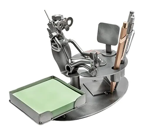 STEEMO Schraubenmännchen Büro Office Geschenk Schreibtisch-Organizer 21x10x13 cm