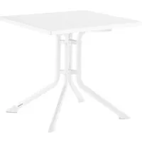 Kettler Klapptisch Kunststoff Weiß 70 cm x 70 cm