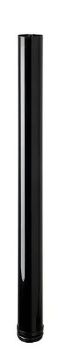 Hettich Möbelfuß 6,0 x 70 - 73 cm Stahl schwarz - 1 Stück  Möbelfuß
