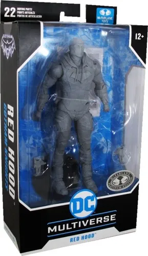 McFarlane Toys DC Multiverse Actionfigur Red Hood (Gotham Knights) - Actionfigur Red Hood, 18 cm groß, mit Wechselhänden und Sammelkarte – ein Must-Have für DC-Fans und Sammler!
