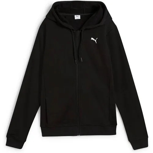PUMA Unisex W TAD Essential FT FZ Sweatjacke, PUMA Black, L - Trainingsbekleidung mit weichem Fleece-Material für optimalen Komfort und Bewegungsfreiheit beim Workout.