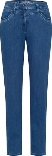 RAPHAELA by BRAX 5-Pocket-Jeans blau 21 - Stylische 5-Pocket-Jeans in stoned blue, bequem und pflegeleicht, ideal für den Alltag. Hergestellt aus 82% Baumwolle für hohen Tragekomfort.