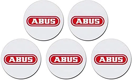 ABUS AZ5502 Smartvest/Terxon Proximity-Chip-Sticker (5er Pack) - Bewegungsmelder für Smartvest/Terxon, ermöglicht berührungsloses Scharf-/Unscharfschalten ohne Codeeingabe, selbstklebend und unauffällig.