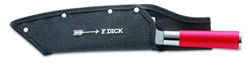F. Dick Kochmesser „Ajax“ 20 cm, Red Spirit - Kochmesser aus X55CrMo14 Stahl, nichtrostend und mit 56° HRC für optimale Schnitthaltigkeit. Ergonomischer Griff für angenehmes, ermüdungsfreies Arbeiten in der Küche.