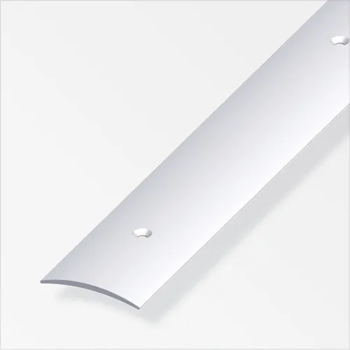 alfer Übergangsprofil 2 m, 50 x 5 mm Aluminium eloxiert silber  Übergangsprofil