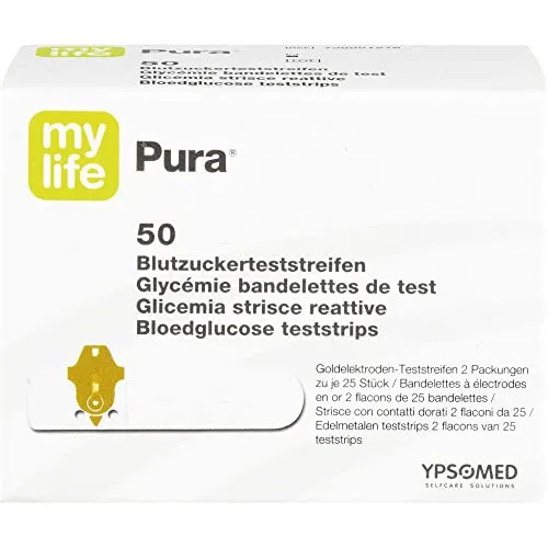 mylife Pura Blutzucker Teststreifen, 50 St