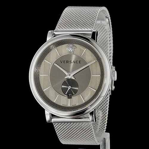 Versace V-Circle Gent VBQ060017 Herrenuhr - Armbanduhren mit edlem Edelstahl und kratzfestem Saphirglas, wasserdicht bis 5 ATM – ideal für stilbewusste Männer.