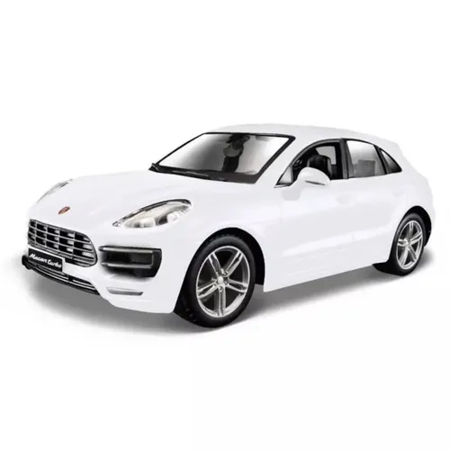 Porsche Macan White 1:24 BBURAGO - Detailgetreues 1:24 Maßstabsmodell des Porsche Macan in Weiß, ideal für Sammler und Autofans. Hochwertige Verarbeitung und authentische Details machen dieses Modell zum Blickfang.