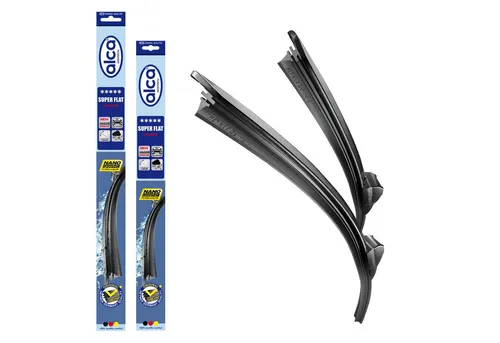 alca Scheibenwischblätter passend für FIAT SCUDO Combinato, 02.1996 - 12.2006, Frontscheibe, (Packung, 2-St., Scheibenwischer), mit Nano Graphit Beschichtung