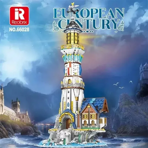 Reobrix 66028 European Century Lighthouse klemmbausteine 3228 Teile NEU OVP
