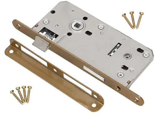 KOTARBAU® Innentür Einsteckschloss 90x50mm WC-Ausführung Universal Rechts und Links